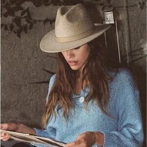 Lack of Color Carlo Mack Wool Fedora Hat Size 57 CM Medium